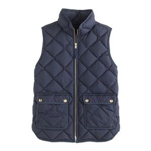 JCrew navy blue puffer vest (retail)